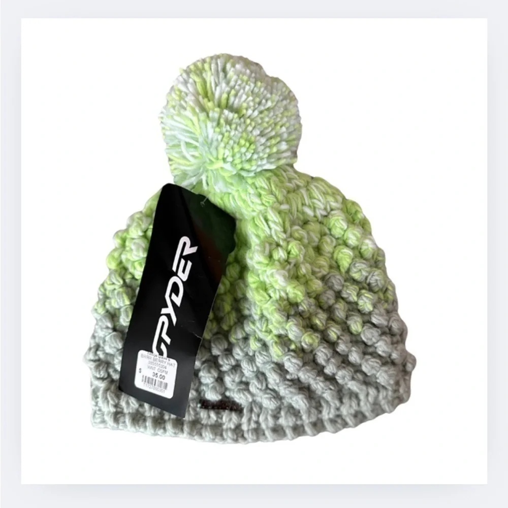 NWT Spyder Berry Pom-Pom Beanie - Kids